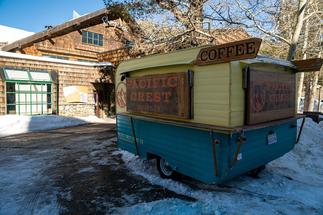 Our Olympic Valley Coffee Trailer is Back